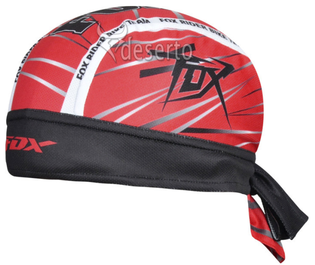 2014 Fox Bandana ciclismo blanco rojo